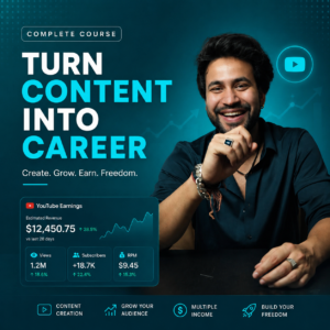 Turn Content Into Career || Create Grow & Monetize
